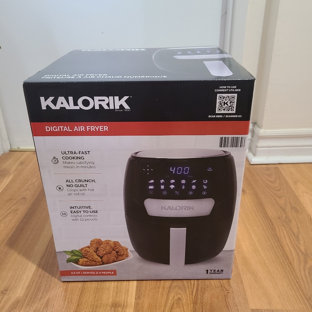 Kalorik Digital Air Fryer - Black